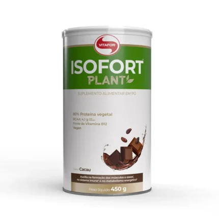 Proteína Vegetal Vitafor Isofort Plant Cacau 450g