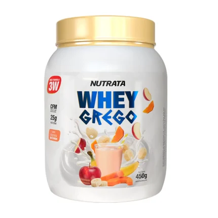 Whey Grego Nutrata Vitamina de Frutas 450g