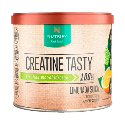 Creatina em Pó Creatine Tasty Nutrify Limonada Suíça 210g