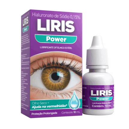 Liris Power Solução Oftálmica 10 mL Hialuronato de Sódio 0,15%